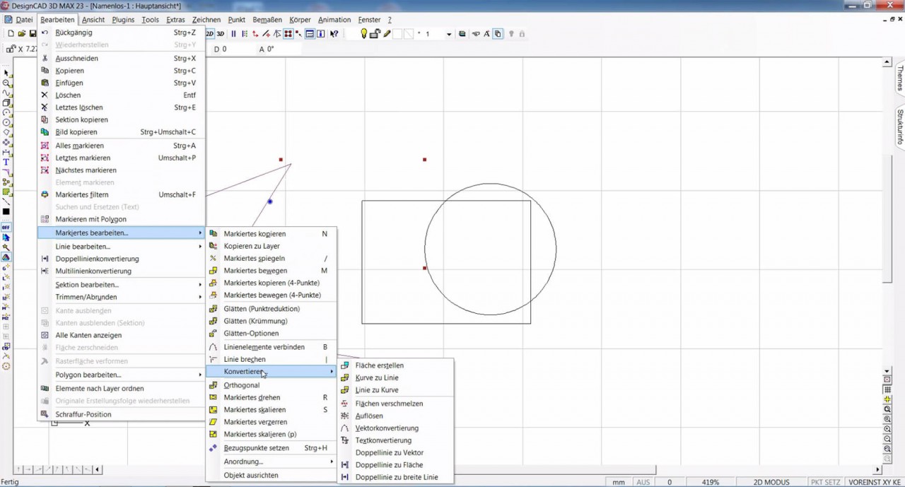 Webinarvideo: Einführung in DesignCAD - 2D Konzept - Teil 2