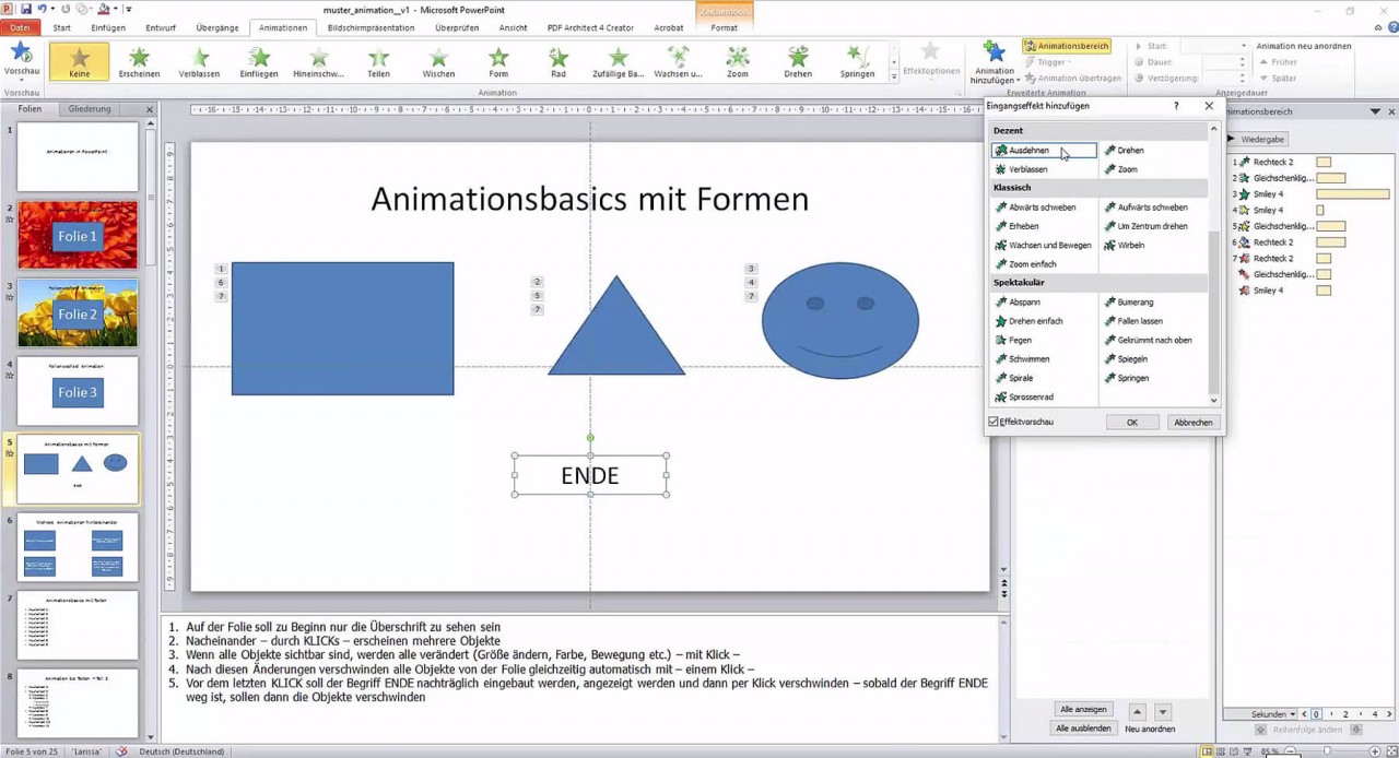 Webinarvideo: PowerPoint-Workshop 3/4 - Animationen richtig einsetzen