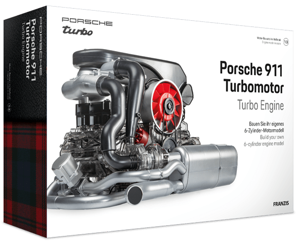 Porsche 911 Turbomotor im Maßstab 1:3