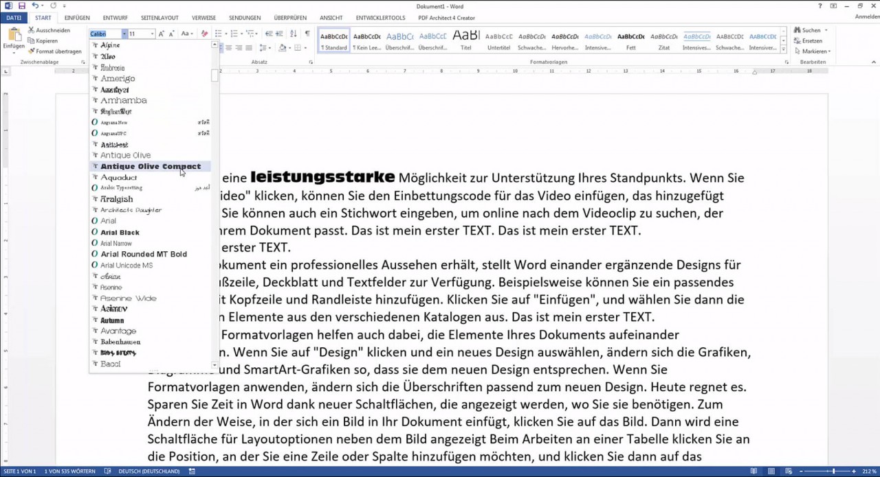 Webinarvideo: Word-Workshop: Teil 1/4 - Die ersten Schritte