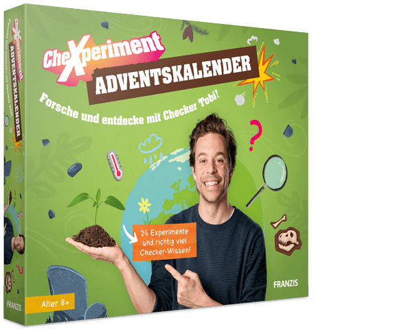 CheXperiment Adventskalender Forsche und entdecke mit Checker Tobi