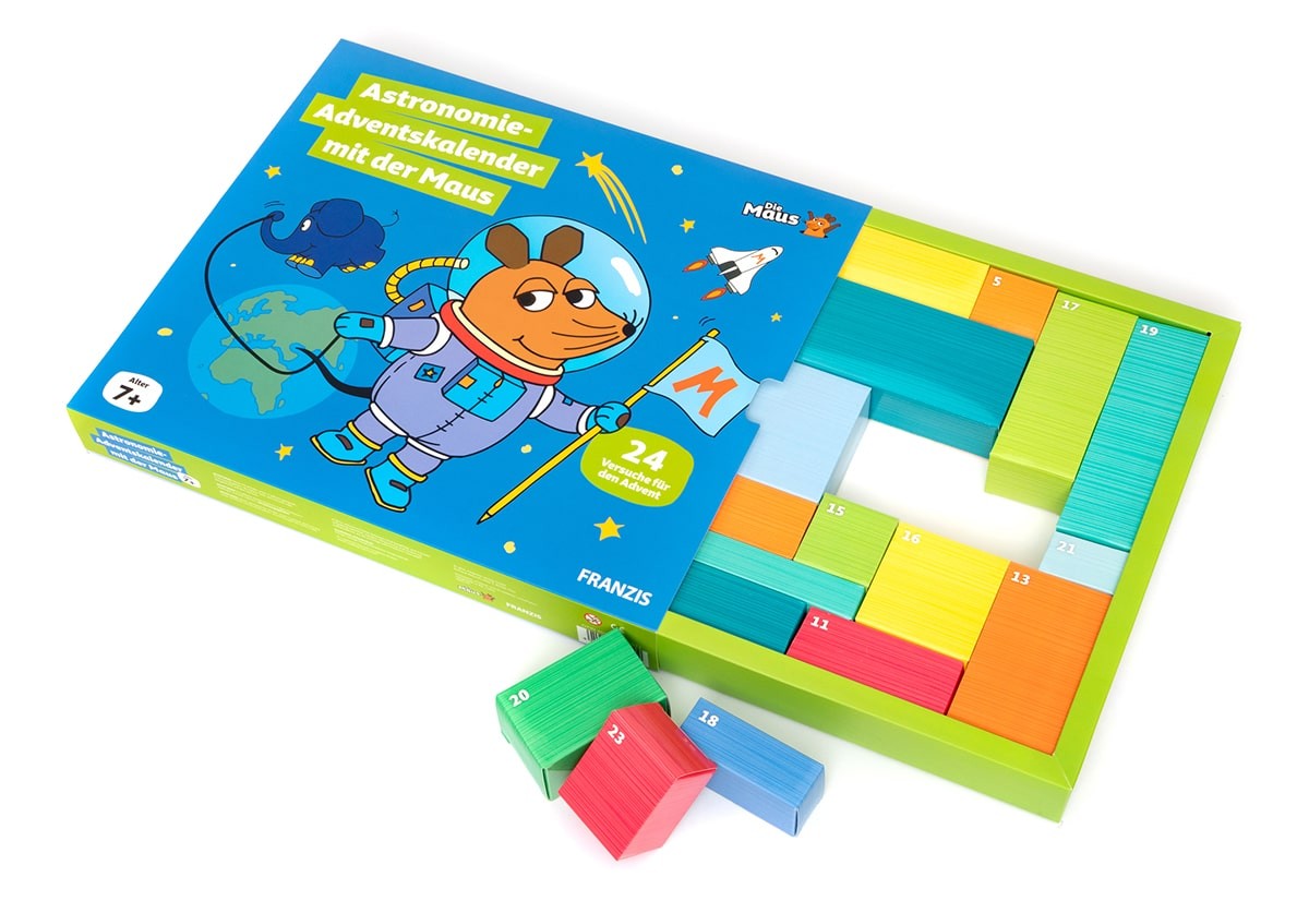 Astronomie-Adventskalender mit der Maus