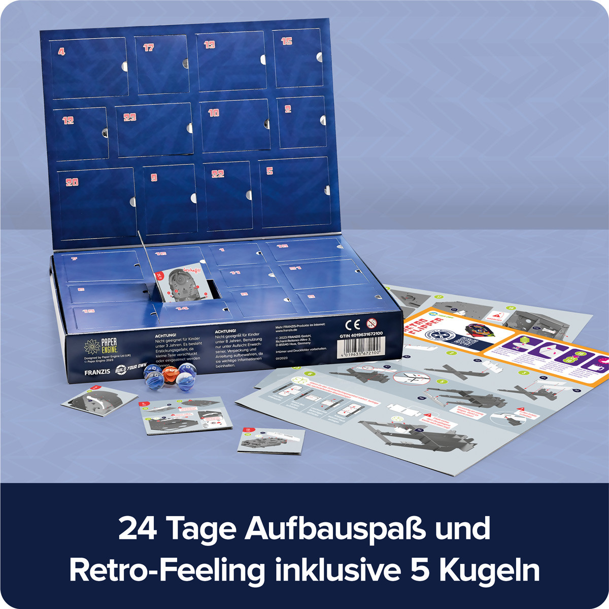 Adventskalender Retro-Flipper