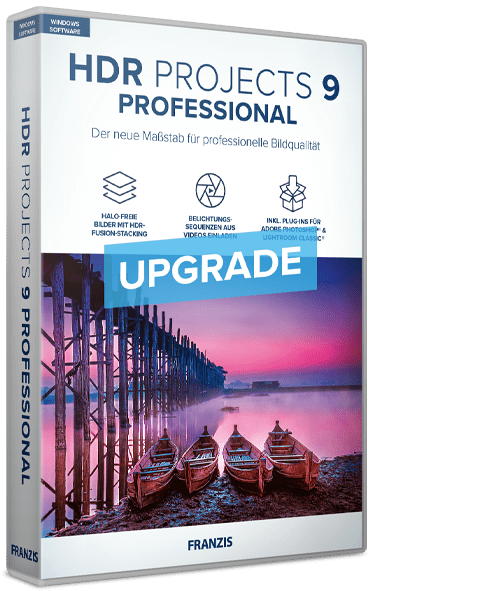 HDR projects 9 professional - Upgrade von Vorversionen