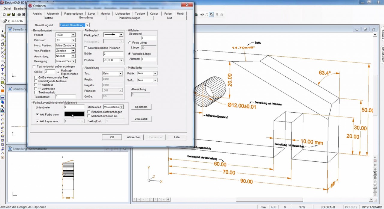 Webinarvideo: Workshop - Bemaßung mit DesignCAD