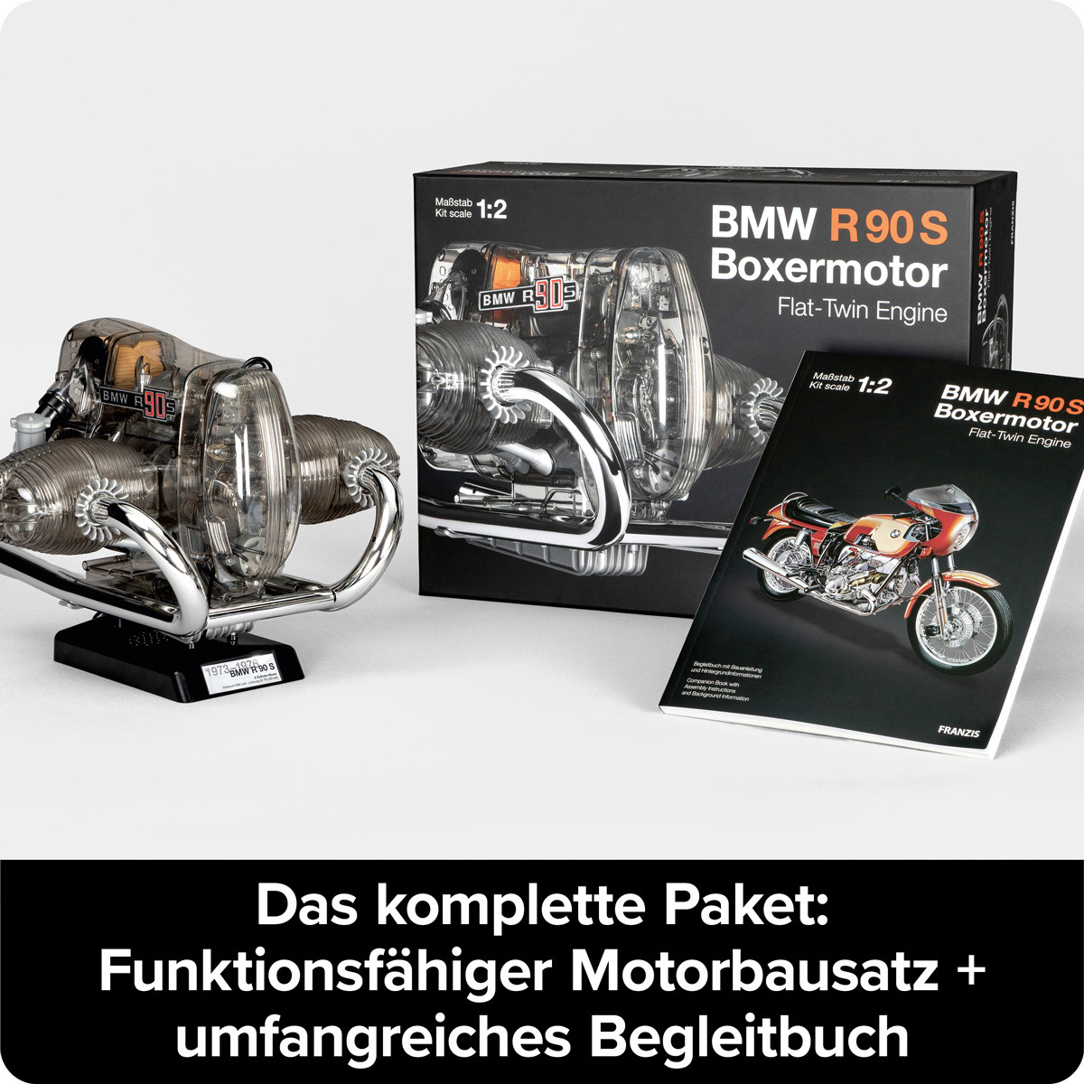 BMW R 90 S-Boxermotor, Motorbausatz