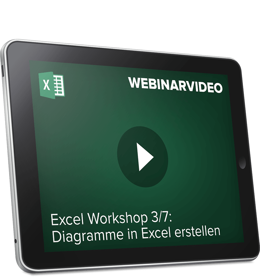 Webinarvideo: Excel-Workshop 3/7 - Diagramme in Excel erstellen