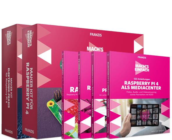 Alles über der Raspberry Pi 4 - E-Book-Paket