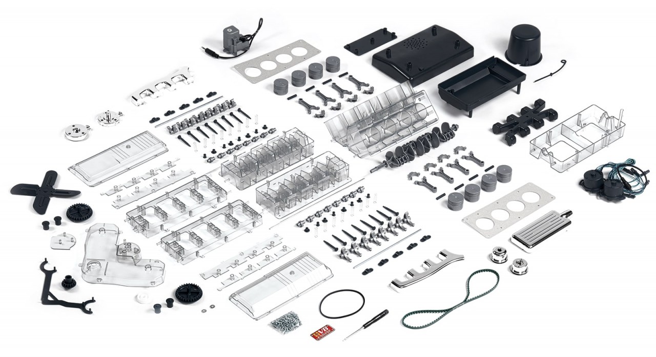 V8-Motor - Der große Technikbausatz
