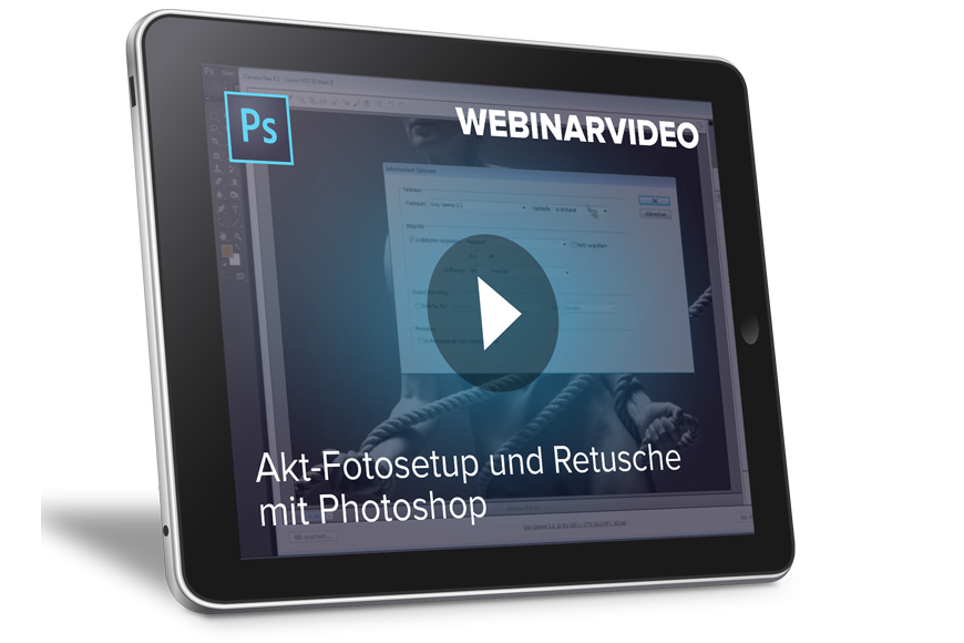 Akt - Fotosetup und Retusche mit Photoshop