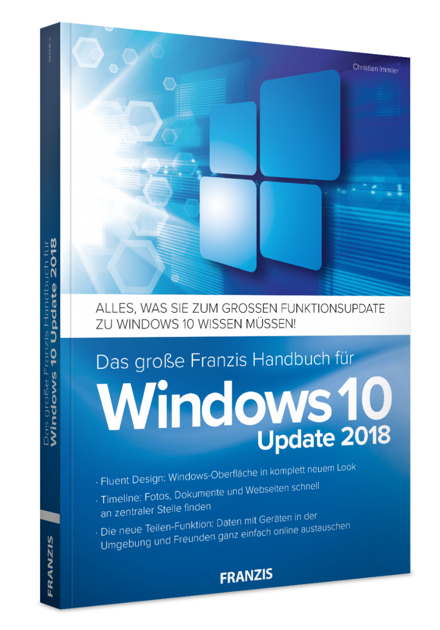 Das große Franzis Handbuch für Windows 10 Update 2018