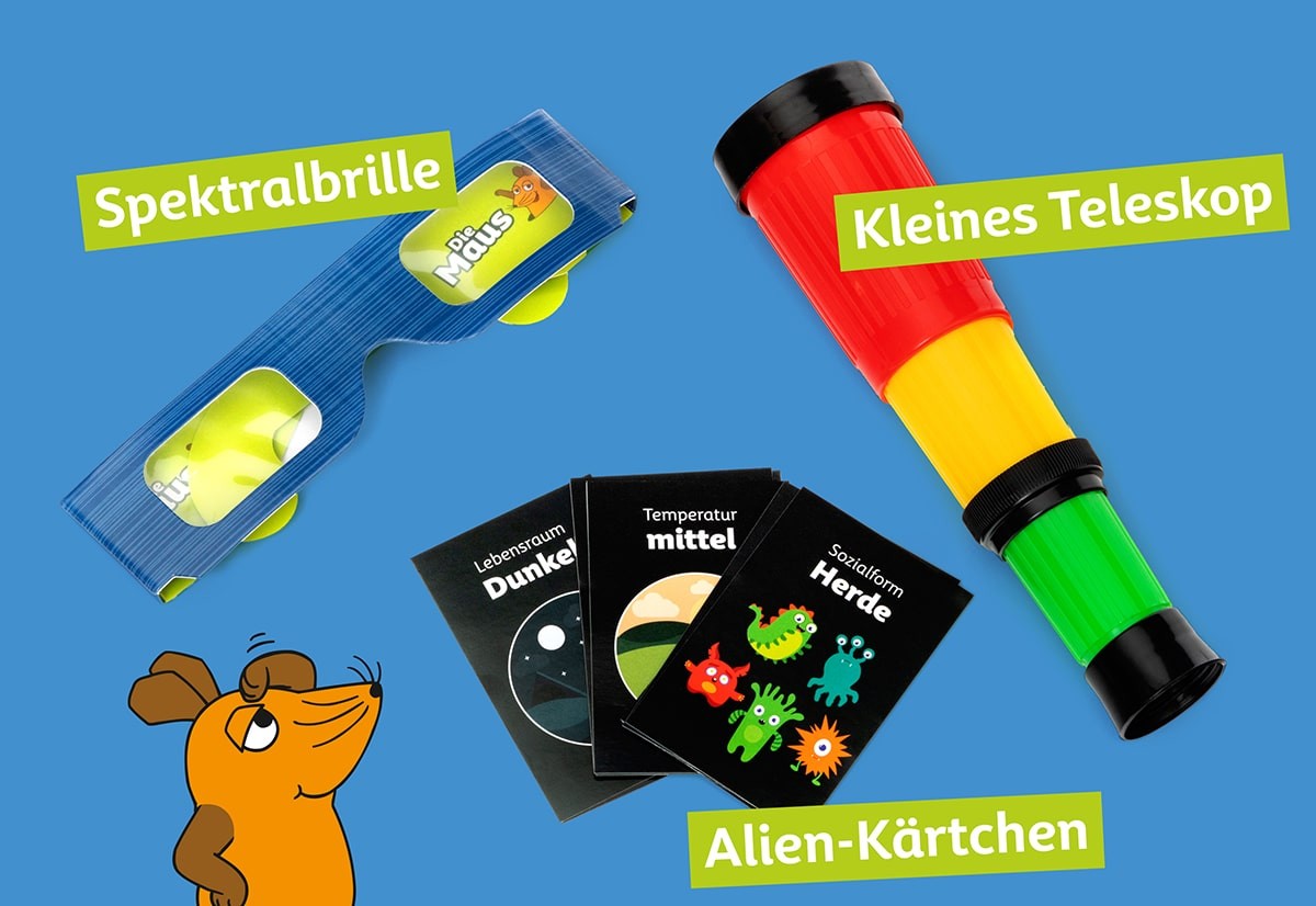 Astronomie-Adventskalender mit der Maus