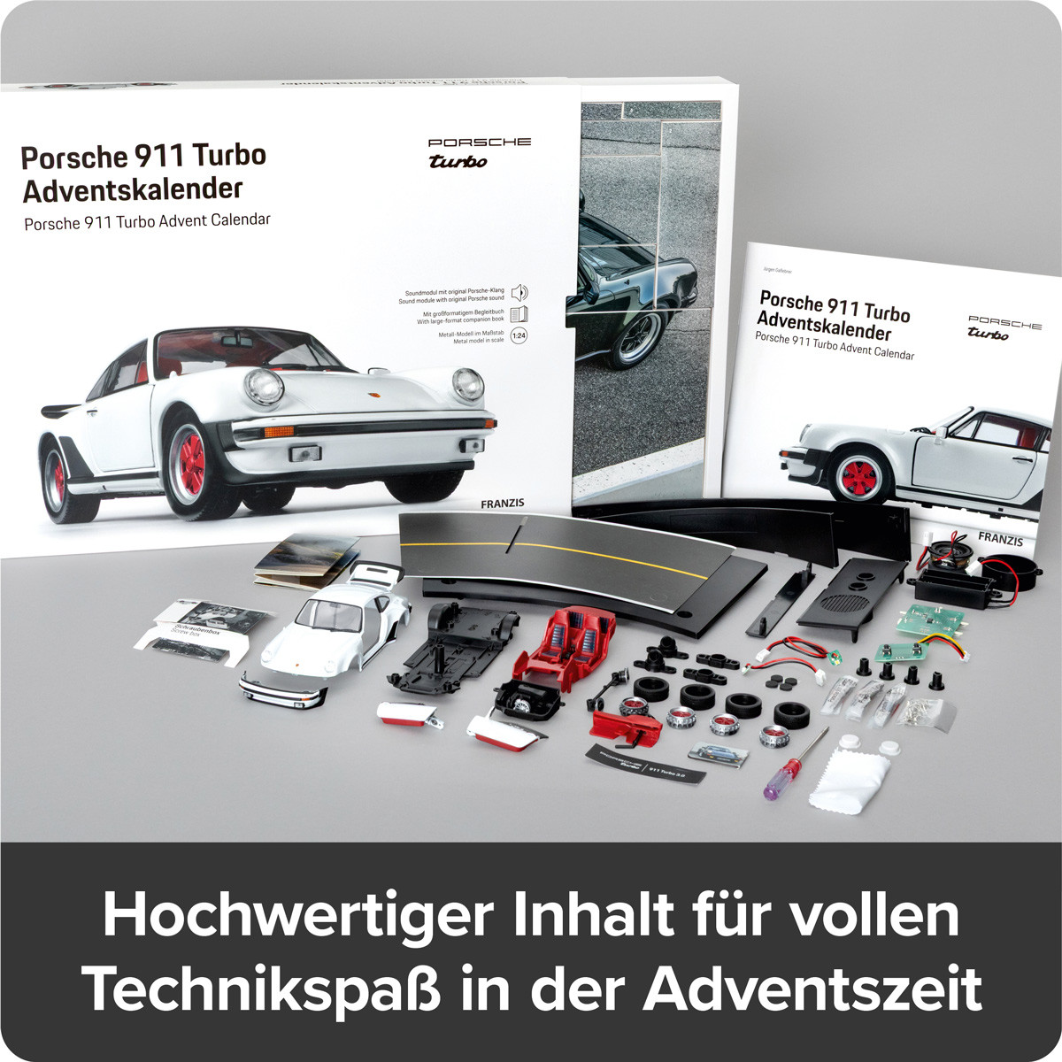 Porsche 911 Turbo Grandprixweiß Adventskalender