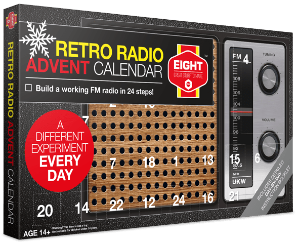 Retro Radio Advent Calendar